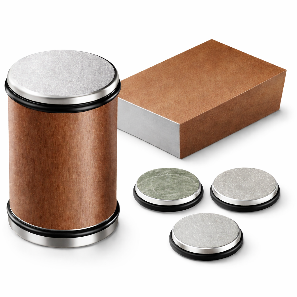 Magnetic Rolling Knife Sharpener Set – Diamond Sharpening System with Angle Guides