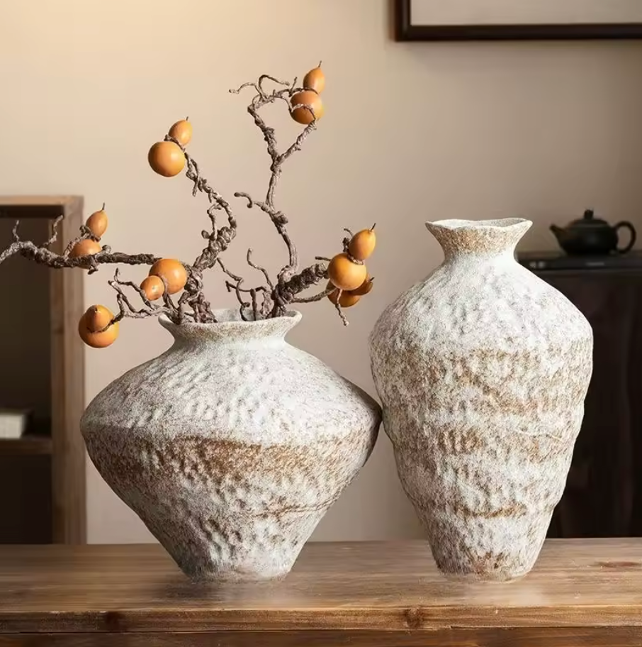 Handcrafted Wabi-Sabi Ceramic Vase