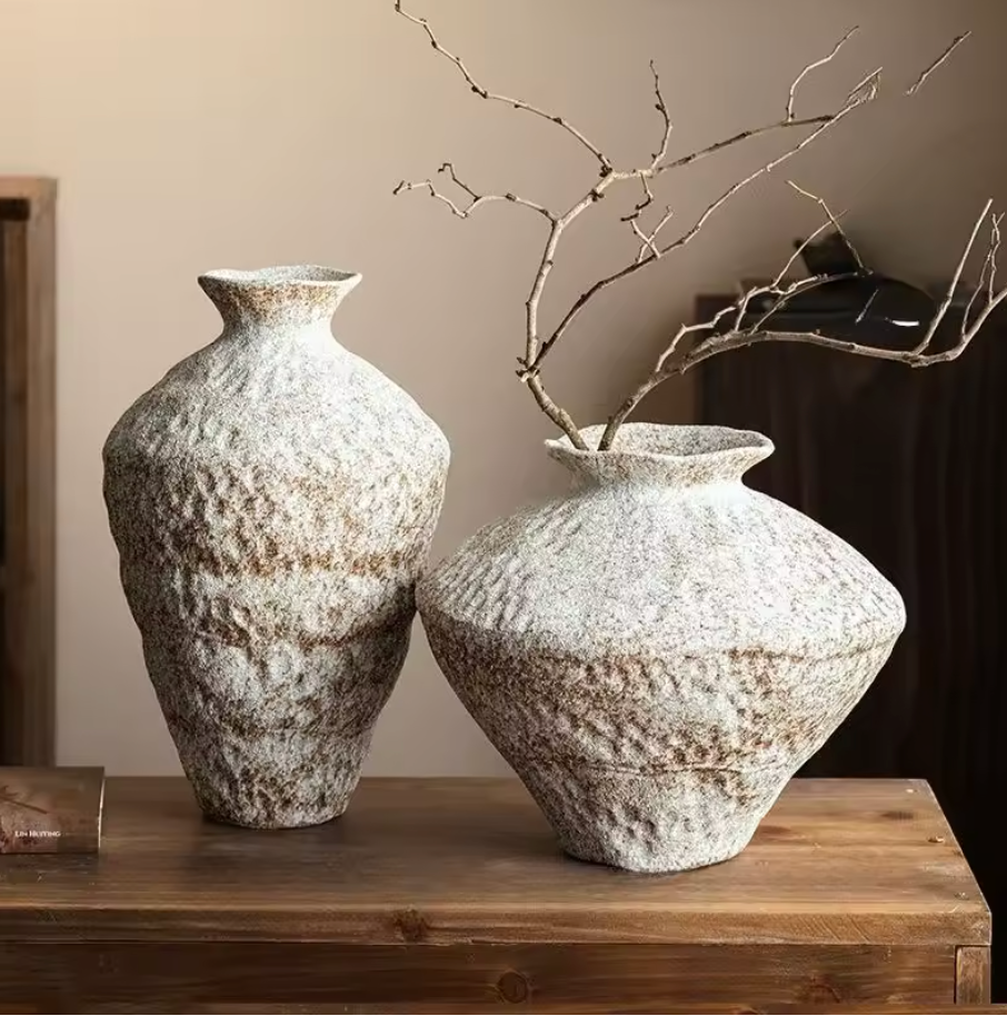 Handcrafted Wabi-Sabi Ceramic Vase