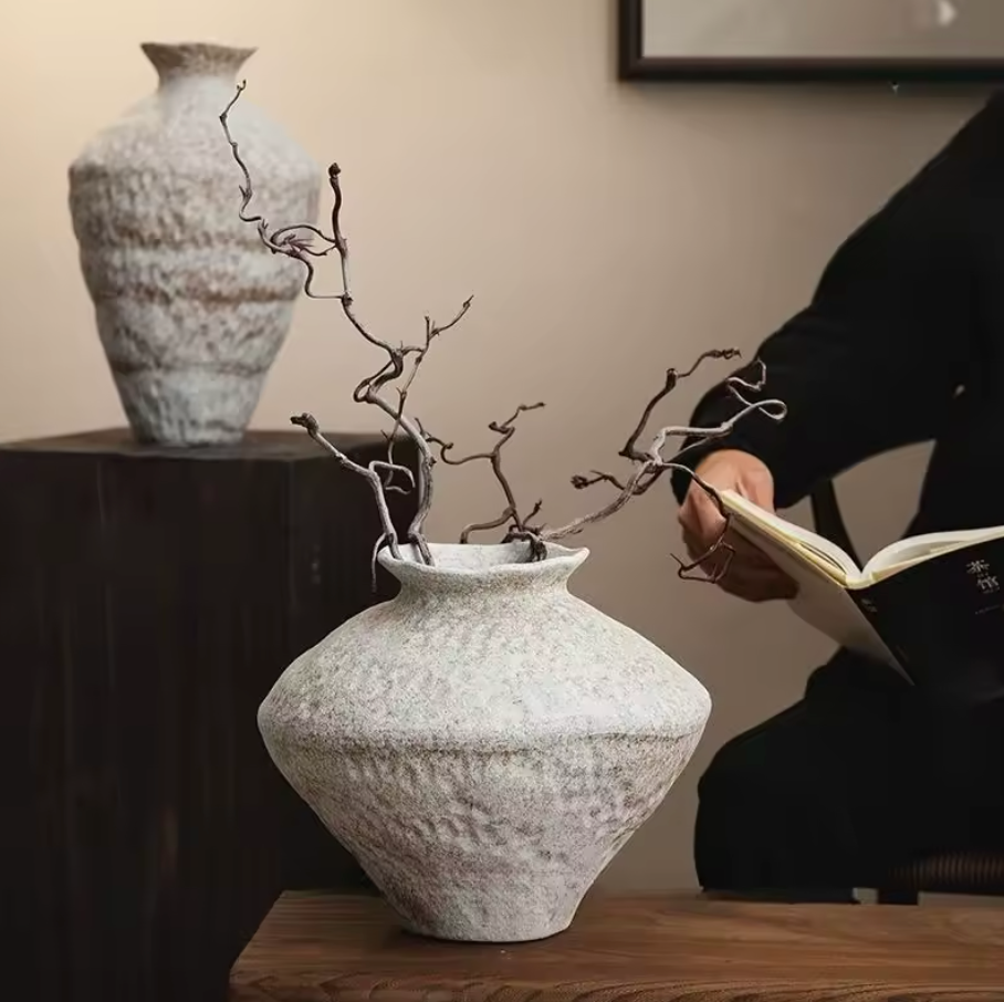 Handcrafted Wabi-Sabi Ceramic Vase