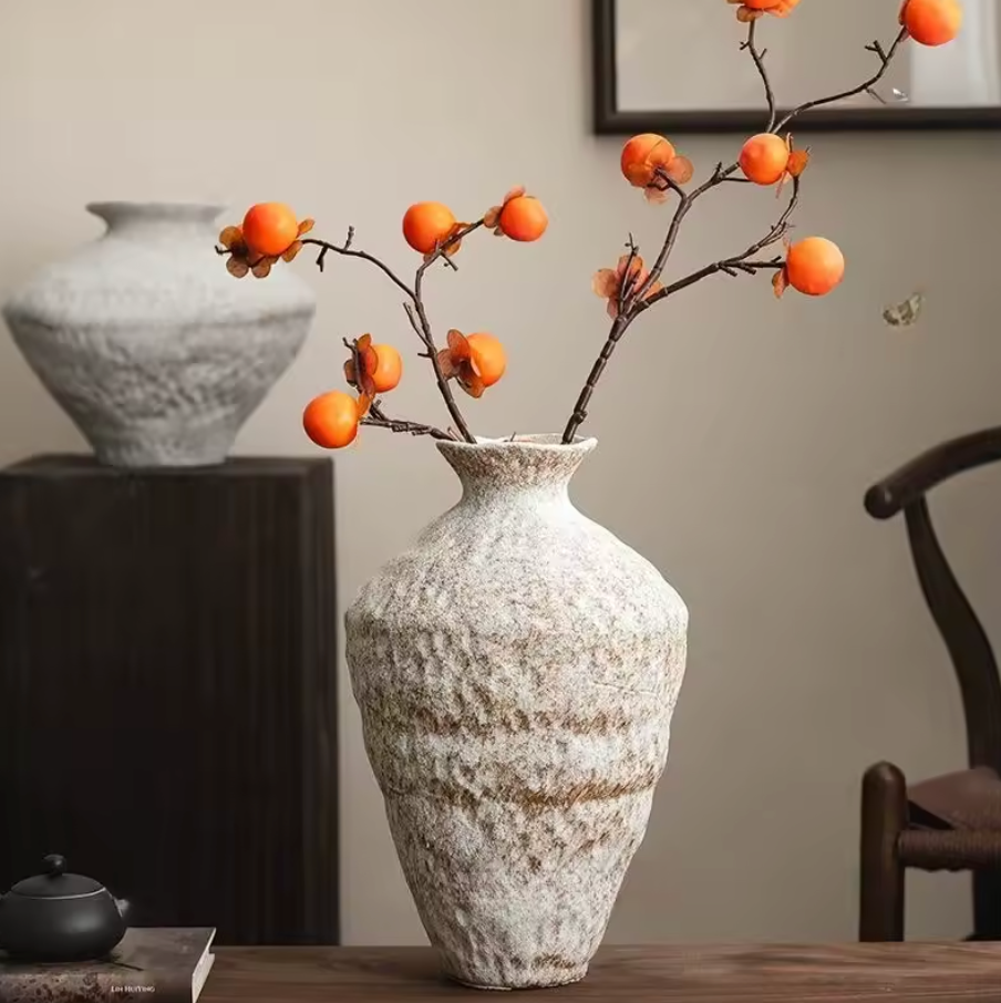 Handcrafted Wabi-Sabi Ceramic Vase
