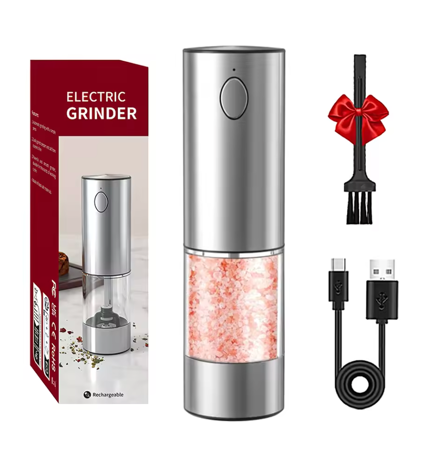 Electric Salt & Pepper Grinder Set