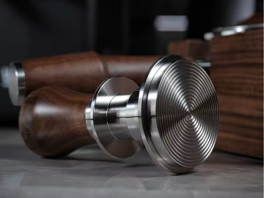 Precision Auto-Level Espresso Tamper – 54mm Stainless Steel Spring-Loaded Coffee Tamper