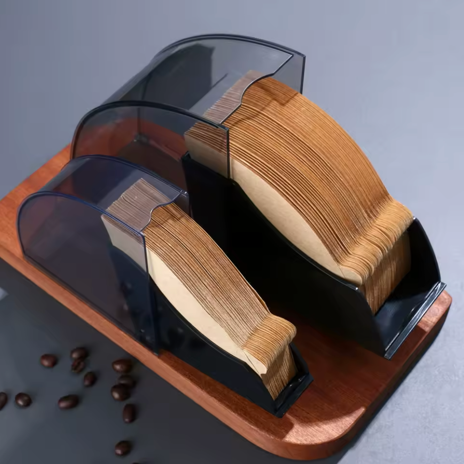 Premium V60 Coffee Filter Organizer – Dustproof Paper Storage Box